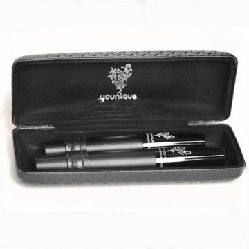 2 PCS = 1 Set Youqueen 3D Fiber Lashes Mascara Mascara Double Imperméable